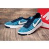 Купить Мужские кроссовки Nike Air Force 1 Flyknit голубые