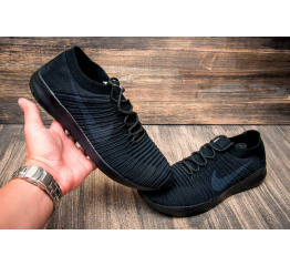 Мужские кроссовки Nike Free RN Motion FlyKnit черные