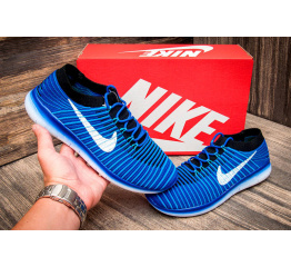 Мужские кроссовки Nike Free RN Motion FlyKnit голубые