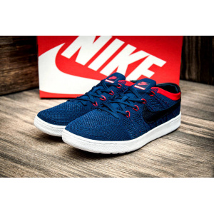 Мужские кроссовки Nike Tennis Classic Ultra Flyknit темно-синие с красным
