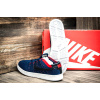 Купить Мужские кроссовки Nike Tennis Classic Ultra Flyknit темно-синие с красным