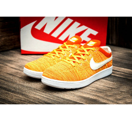 Мужские кроссовки Nike Tennis Classic Ultra Flyknit желтые с оранжевым