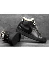 Купить Чоловічі високі кросівки зимові Nike Blazer Mid чорні