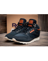 Купить Чоловічі високі кросівки зимові Reebok Classic Leather Mid темно-сині