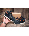 Купить Чоловічі високі кросівки зимові Reebok Classic Leather Mid темно-сині