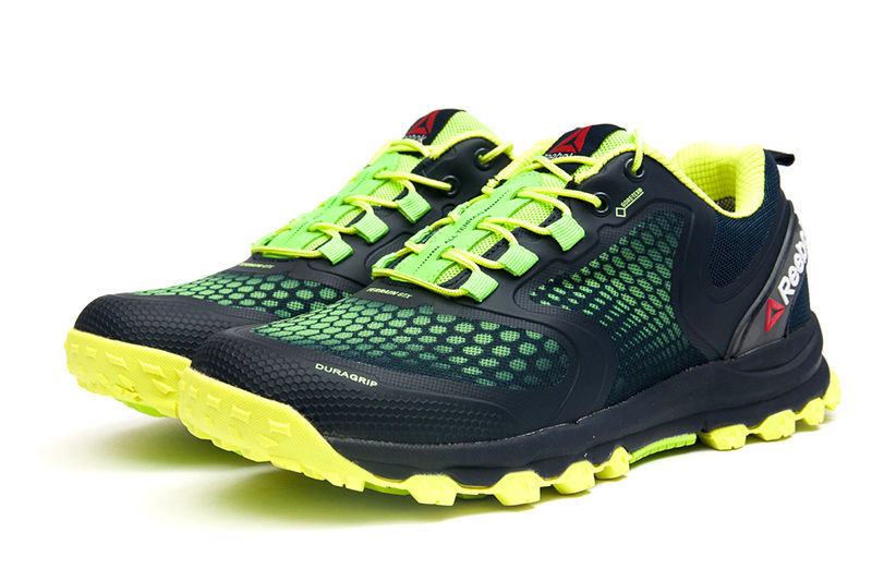 Мужские кроссовки для активного отдыха Reebok All Terrain Extreme GTX темно-синие с зеленым - Купить доставкой по выгодной цене Aspolo.ua