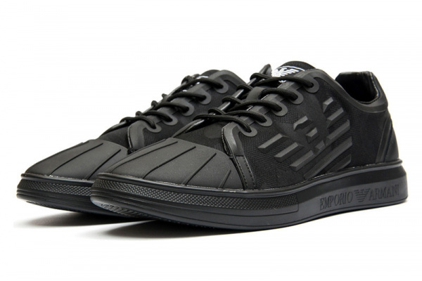 Мужские кроссовки Giorgio Armani черные