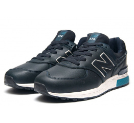 Мужские кроссовки New Balance 574 Sport темно-синие