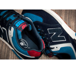 Мужские кроссовки New Balance 574 Sport темно-синие с голубым