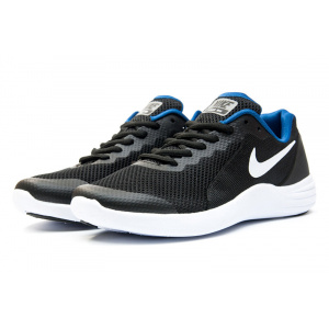 Мужские кроссовки Nike Free RN черные с голубым