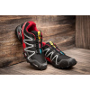Купить Мужские кроссовки Salomon SpeedCross 3 черные с красным