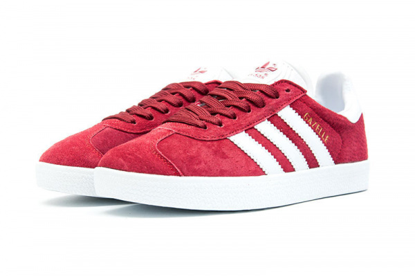 Женские кроссовки Adidas Gazelle красные