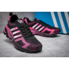 Купить Женские кроссовки Adidas Marathon Flyknit черные с розовым