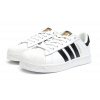 Женские кроссовки Adidas Originals Superstar белые с черным