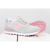 Купить Женские кроссовки New Balance 574 серые с розовым