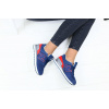 Купить Женские кроссовки New Balance 574 темно-синие с красным
