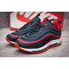 Купить Женские кроссовки Nike Air Max 97 темно-синие с красным