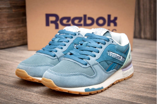 Женские кроссовки Reebok Classic Leather GL6000 голубые