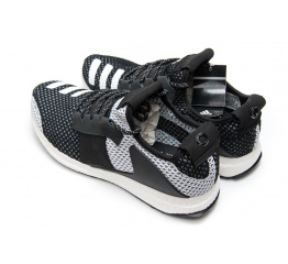 Мужские кроссовки Adidas ADO Ultra Boost Day One черные с белым