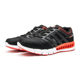 Мужские кроссовки Adidas Climacool Revolution черные с оранжевым