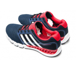 Мужские кроссовки Adidas Climacool Revolution темно-синие с красным