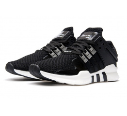 Мужские кроссовки Adidas EQT Support ADV 91/16 черные с белым