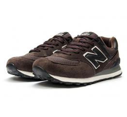 Мужские кроссовки New Balance 574 коричневые