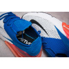 Купить Мужские кроссовки Nike Air Max 270 Flyknit белые с синим и оранжевым
