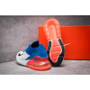 Купить Мужские кроссовки Nike Air Max 270 Flyknit белые с синим и оранжевым