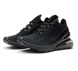Мужские кроссовки Nike Air Max 270 Flyknit черные