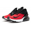 Мужские кроссовки Nike Air Max 270 Flyknit красные с черным