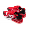 Купить Мужские кроссовки Nike Air Max 270 Supreme красные с белым