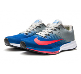 Мужские кроссовки Nike Air Zoom Elite 9 голубые с серым