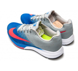 Мужские кроссовки Nike Air Zoom Elite 9 голубые с серым