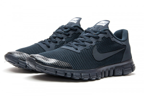 Мужские кроссовки Nike Free 3.0 V2 темно-синие