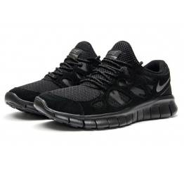 Мужские кроссовки Nike Free Run+ 2 черные