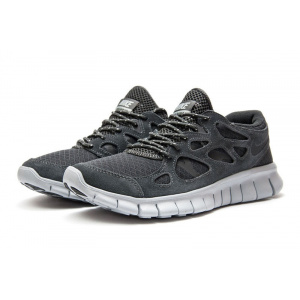 Мужские кроссовки Nike Free Run+ 2 темно-серые