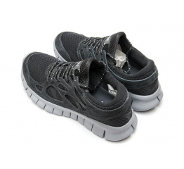 Мужские кроссовки Nike Free Run+ 2 темно-серые