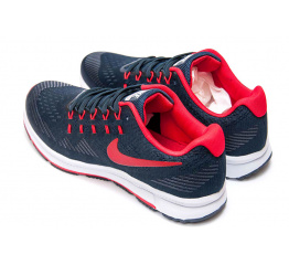 Мужские кроссовки Nike Zoom All Out 3 темно-синие с красным