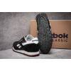 Купить Мужские кроссовки Reebok Classic Leather черные с белым