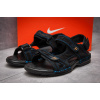 Мужские сандалии Nike черные с голубым