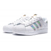 Женские кроссовки Adidas Originals Superstar Hologram Iridescent Rainbow белые с многоцветным