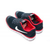 Купить Женские кроссовки Nike Free 3.0 V2 темно-синие с красным