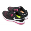 Купить Женские кроссовки Nike Zoom Pegasus черные с малиновым