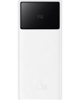 Повербанк Baseus 30000 mAh Star-Lord Digital Display Fast Charge Power Bank 22.5W белый