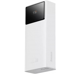 Повербанк Baseus 30000 mAh Star-Lord Digital Display Fast Charge Power Bank 22.5W белый