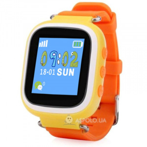 Детские смарт часы с GPS трекером SmartWatch Q80 Orange