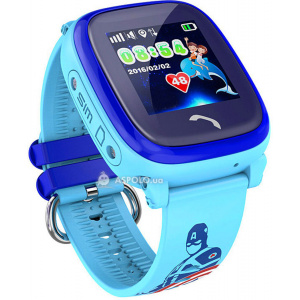Детские смарт часы с GPS трекером SmartWatch DF25 GPS blue