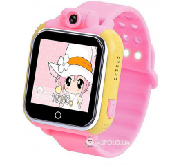 Детские смарт часы с GPS трекером и HD-камерой Smart Watch SW16 pink