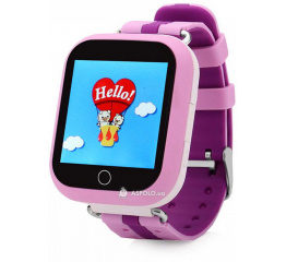 Детские смарт часы SmartWatch TD-02 (Q100) GPS-Tracking Wifi Watch Pink